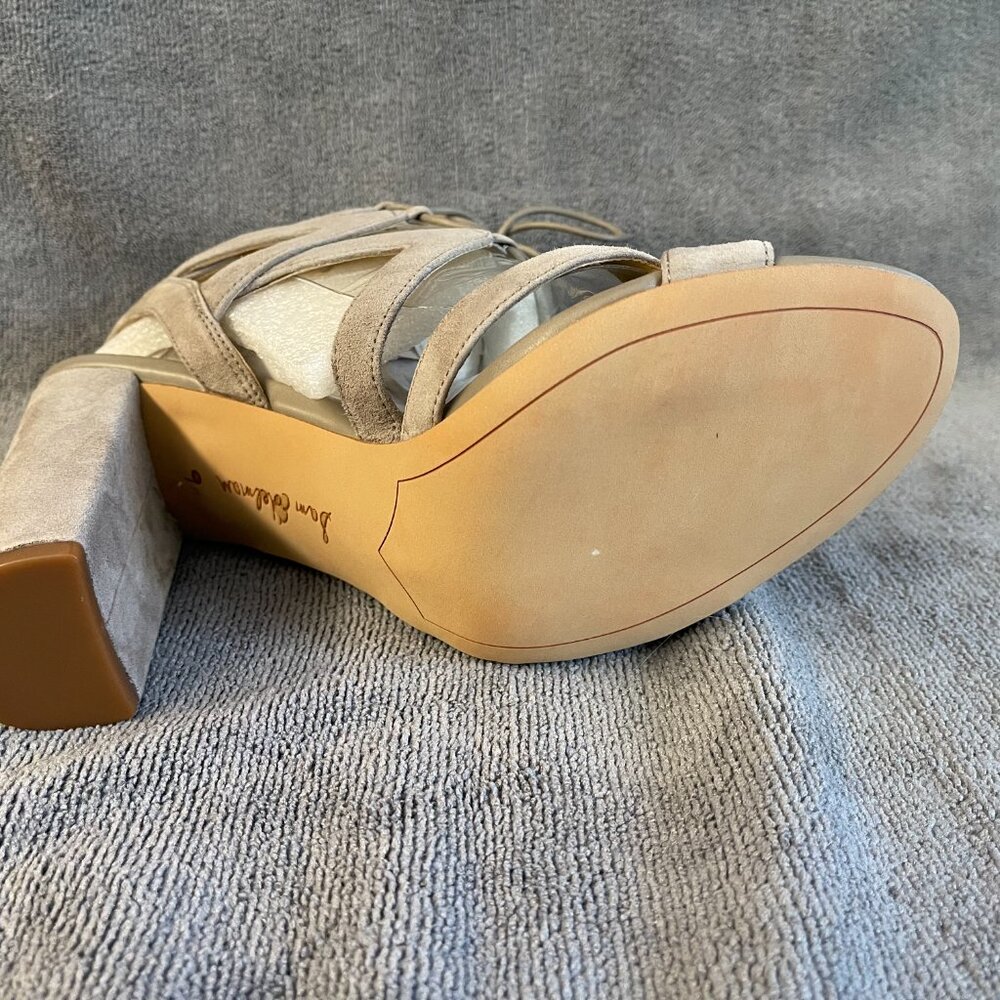 Sam Edelman Yardley Lace Up Sandals Womens Size 9.5 Putty Suede - NIB! - Picture 7 of 10